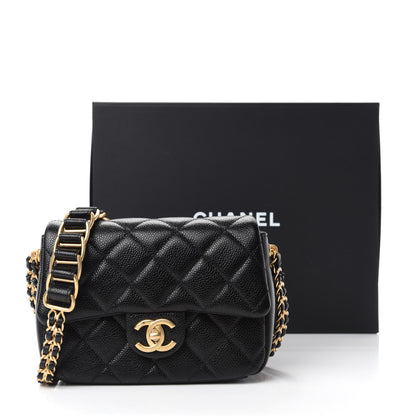 Chanel Caviar Quilted Mini Chain Soul Flap Black 13 of 13