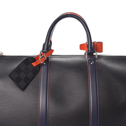 Louis Vuitton Epi Damier Graphite Keepall 50 Black 10 of 10