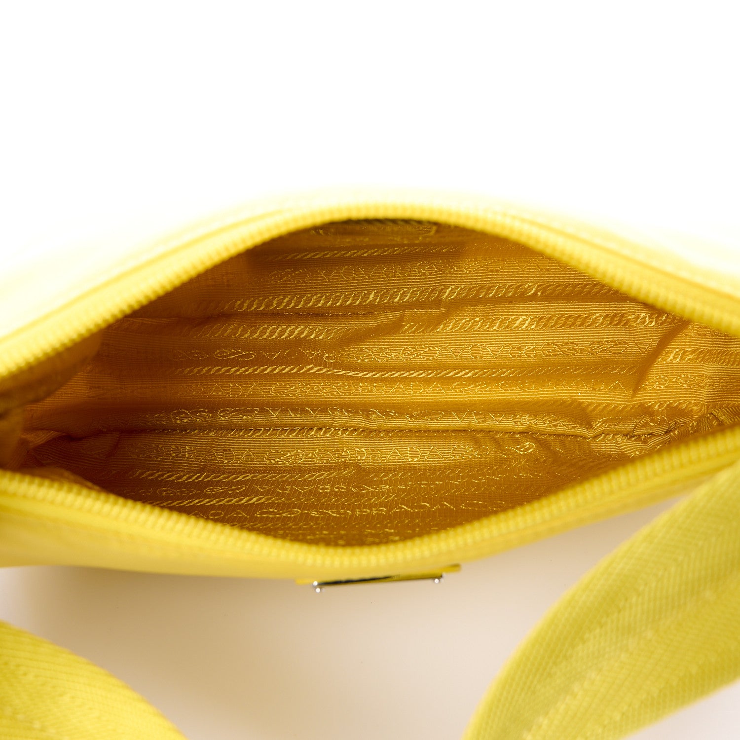 Prada Tessuto Nylon Saffiano Mini Re-Edition 2000 Bag Ananas 5 of 12