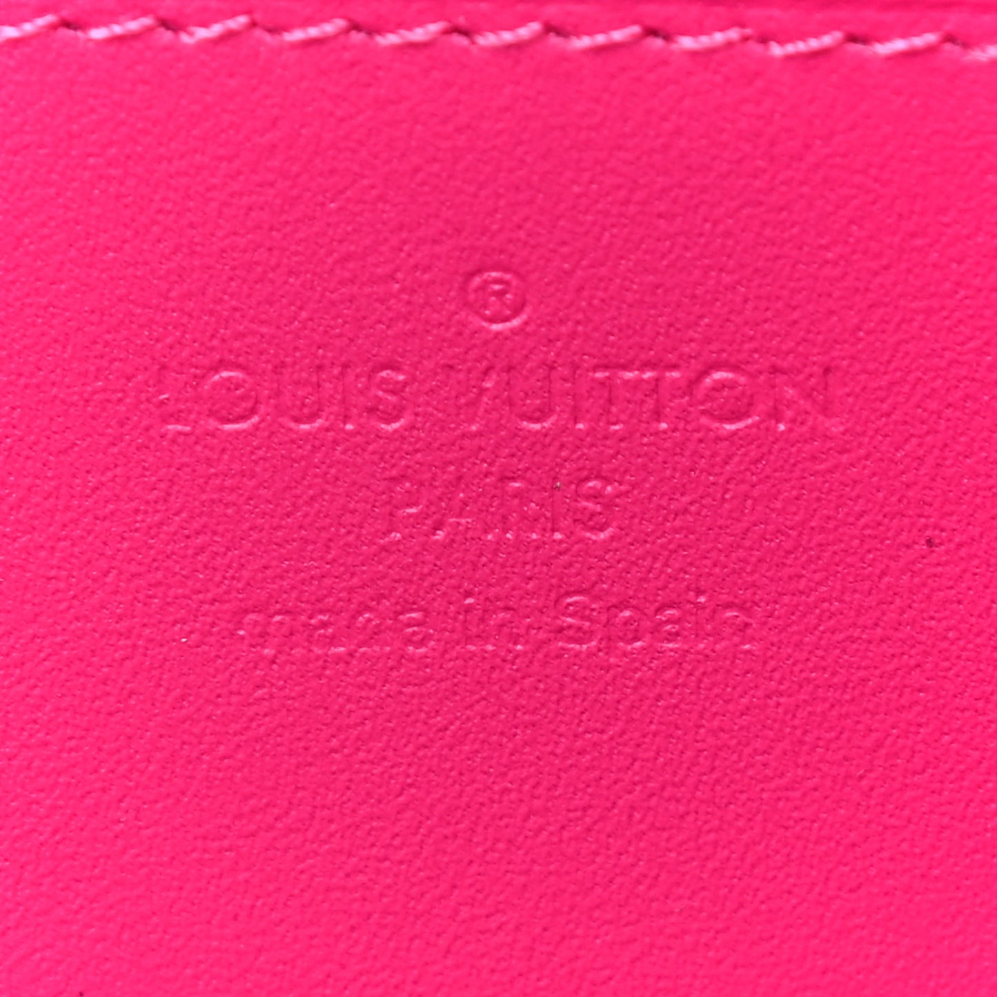 Metallic Vernis Degrade Zippy Wallet Blue Pink