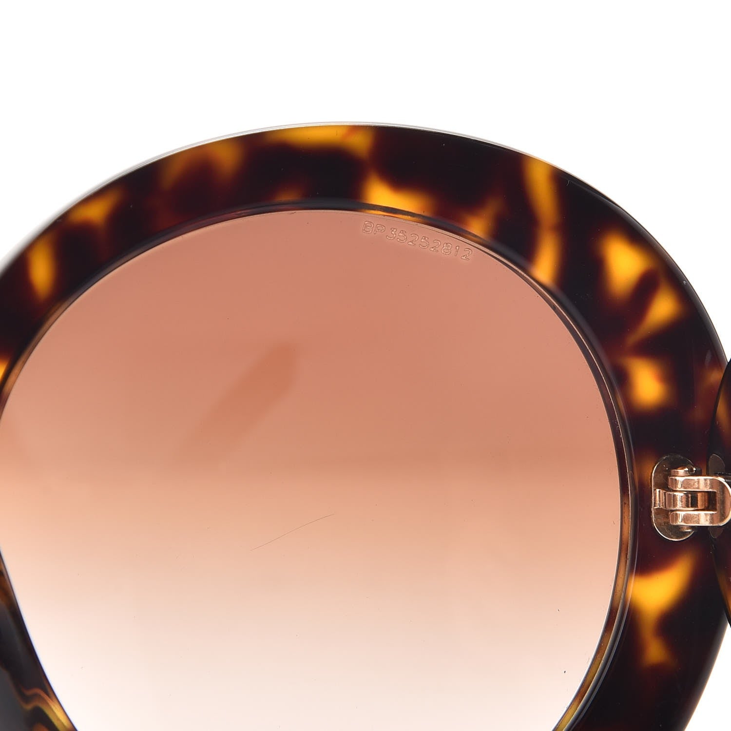 Prada Baroque SPR 27N Round Sunglasses Havana 7 of 8