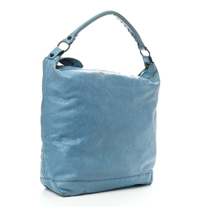 Balenciaga Agneau Classic Hardware Day Hobo Bleu Indigo 3 of 13