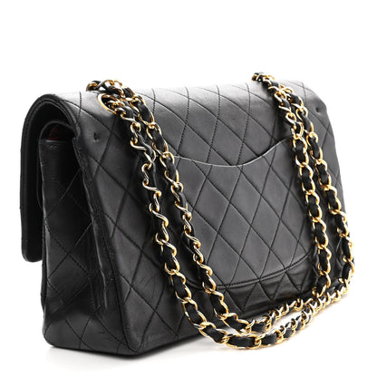 Chanel Lambskin Quilted Medium Double Flap Black 3 of 15
