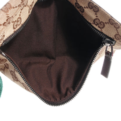 Gucci GG Monogram Web Double Pocket Belt Bag Dark Brown 5 of 9