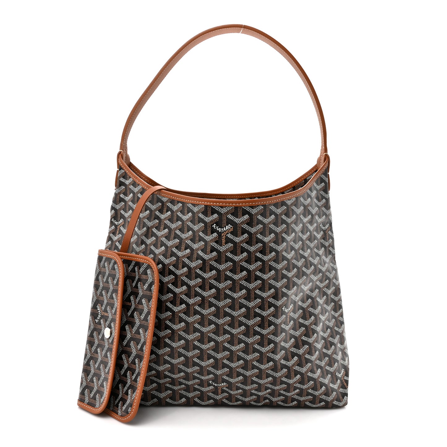 Goyardine Boheme Hobo Black Gold