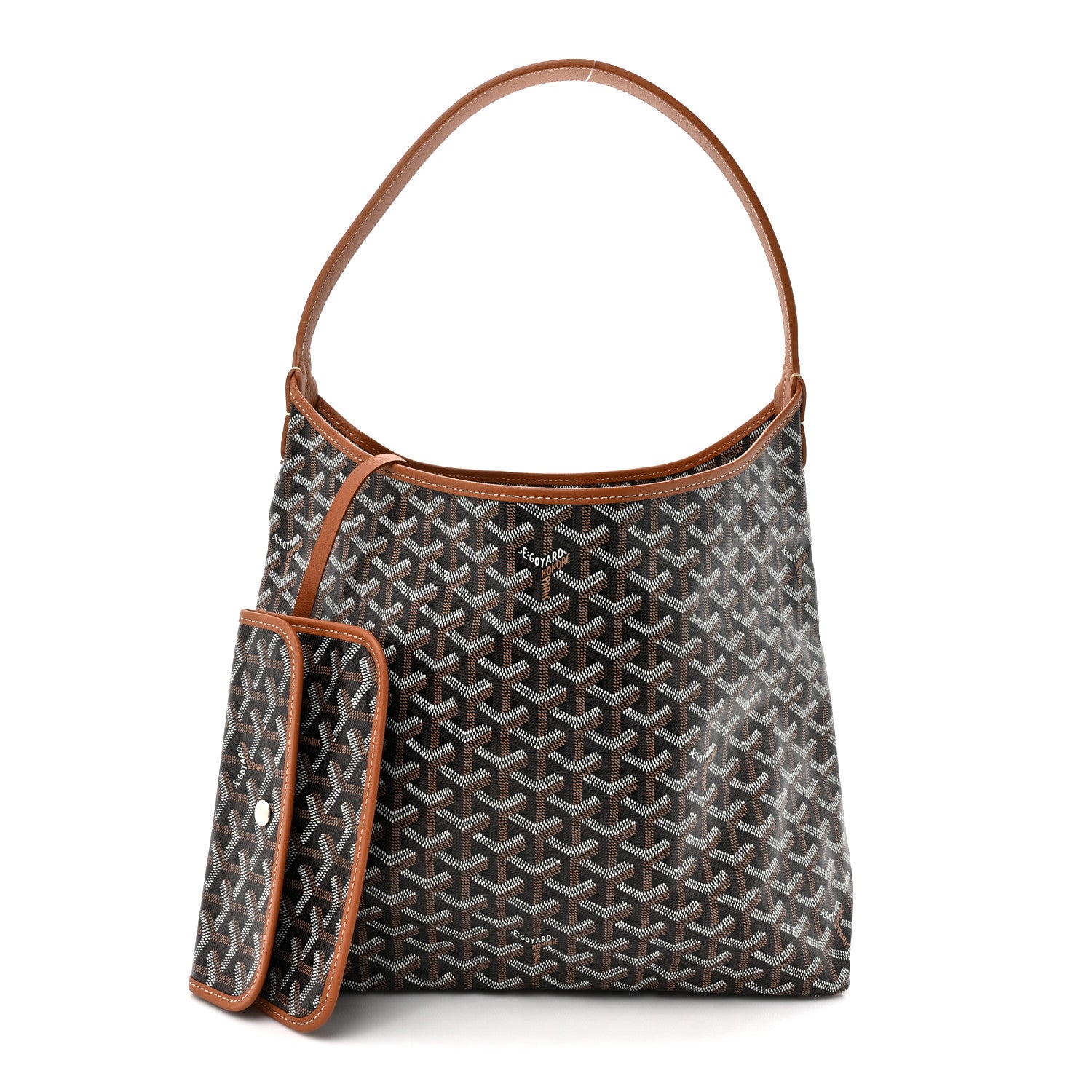 Goyard Goyardine Boheme Hobo Black Gold 3 of 12