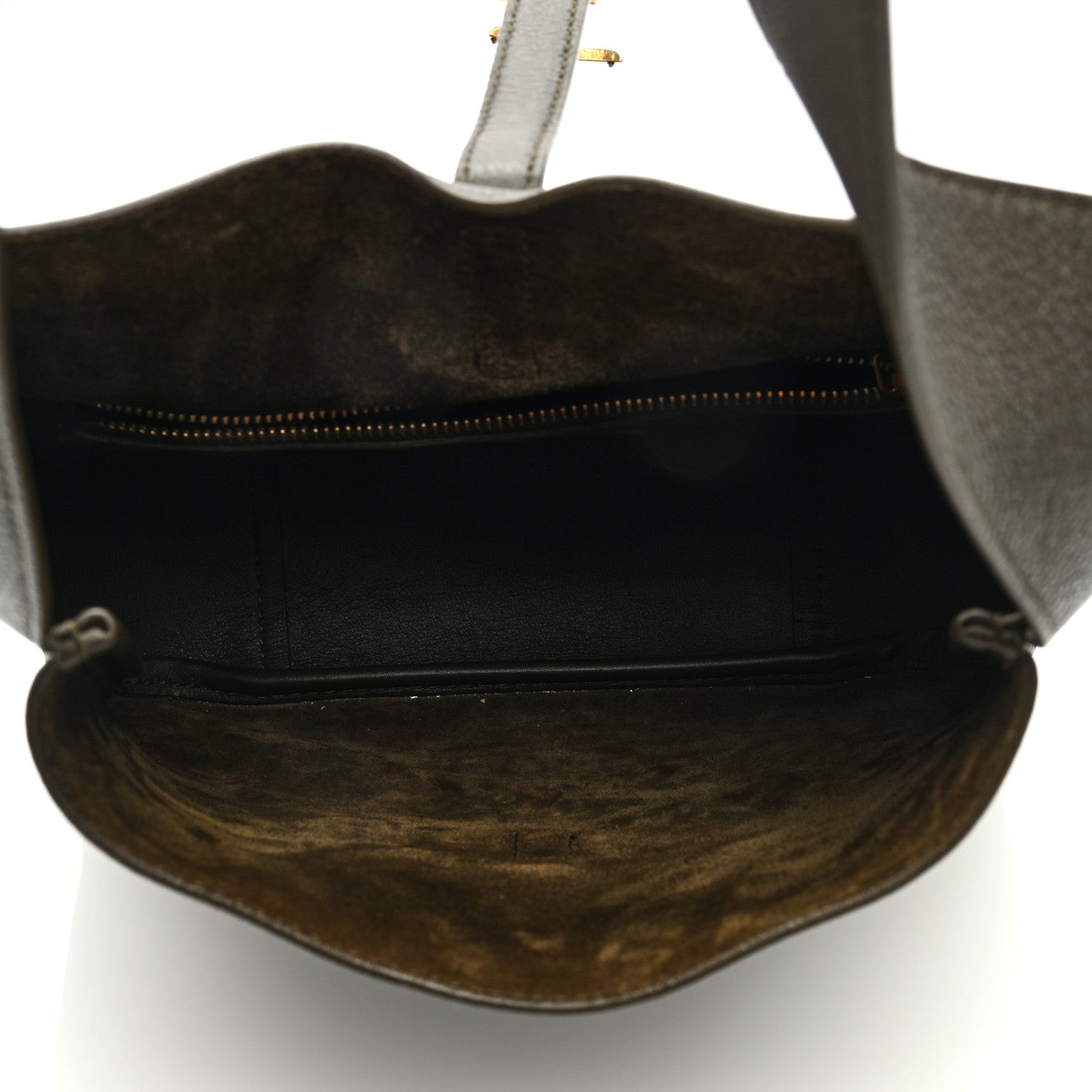 Saint Laurent Smooth Calfskin Small Le 5 A 7 Soft Hobo Light Musk 4 of 7