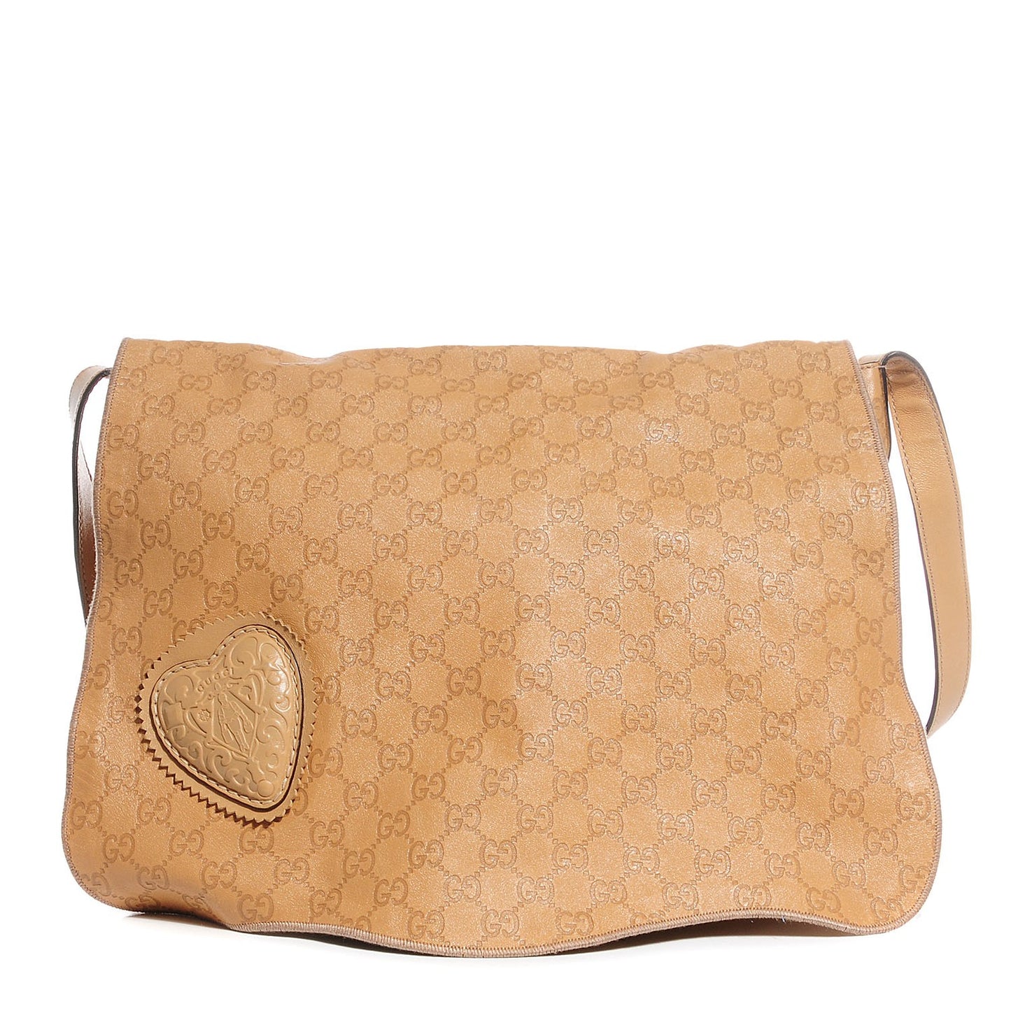Guccissima Tribeca Messenger Bag Beige