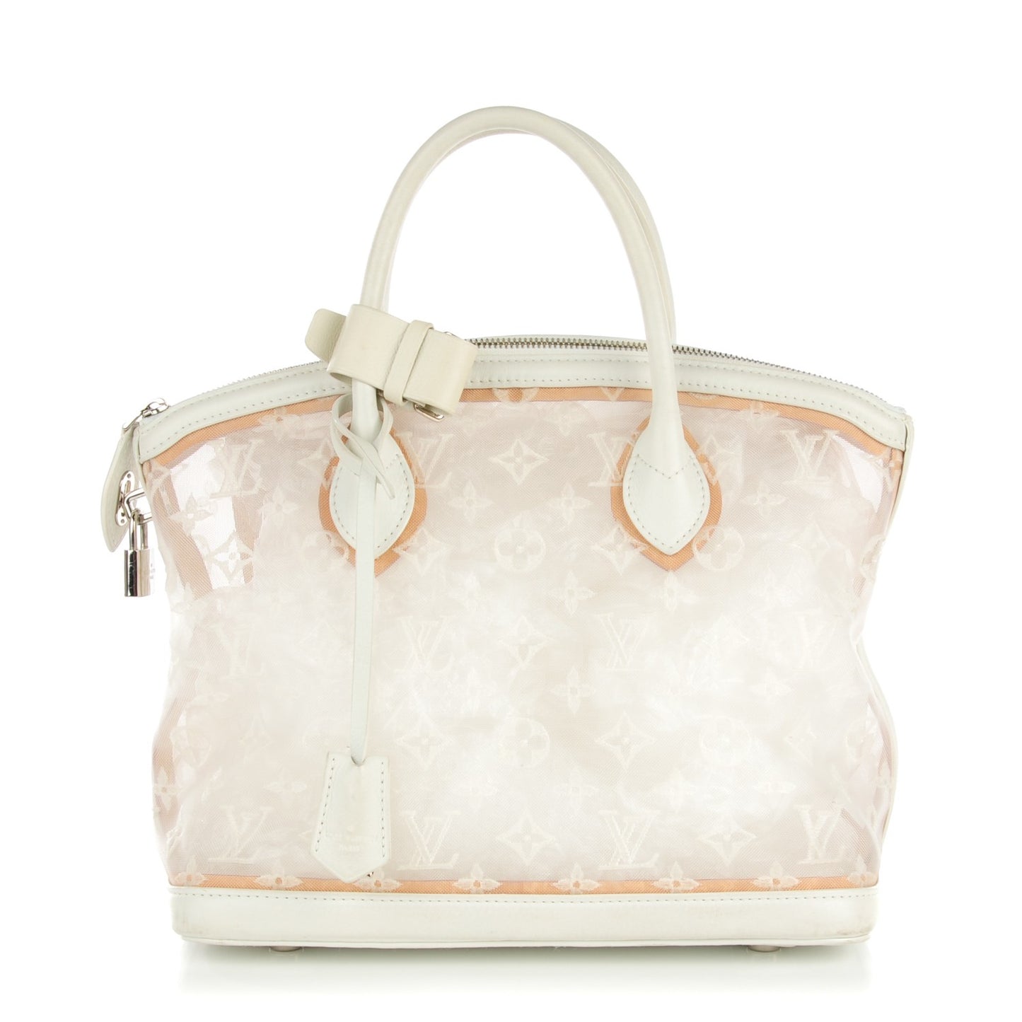 Monogram Transparence Lockit White