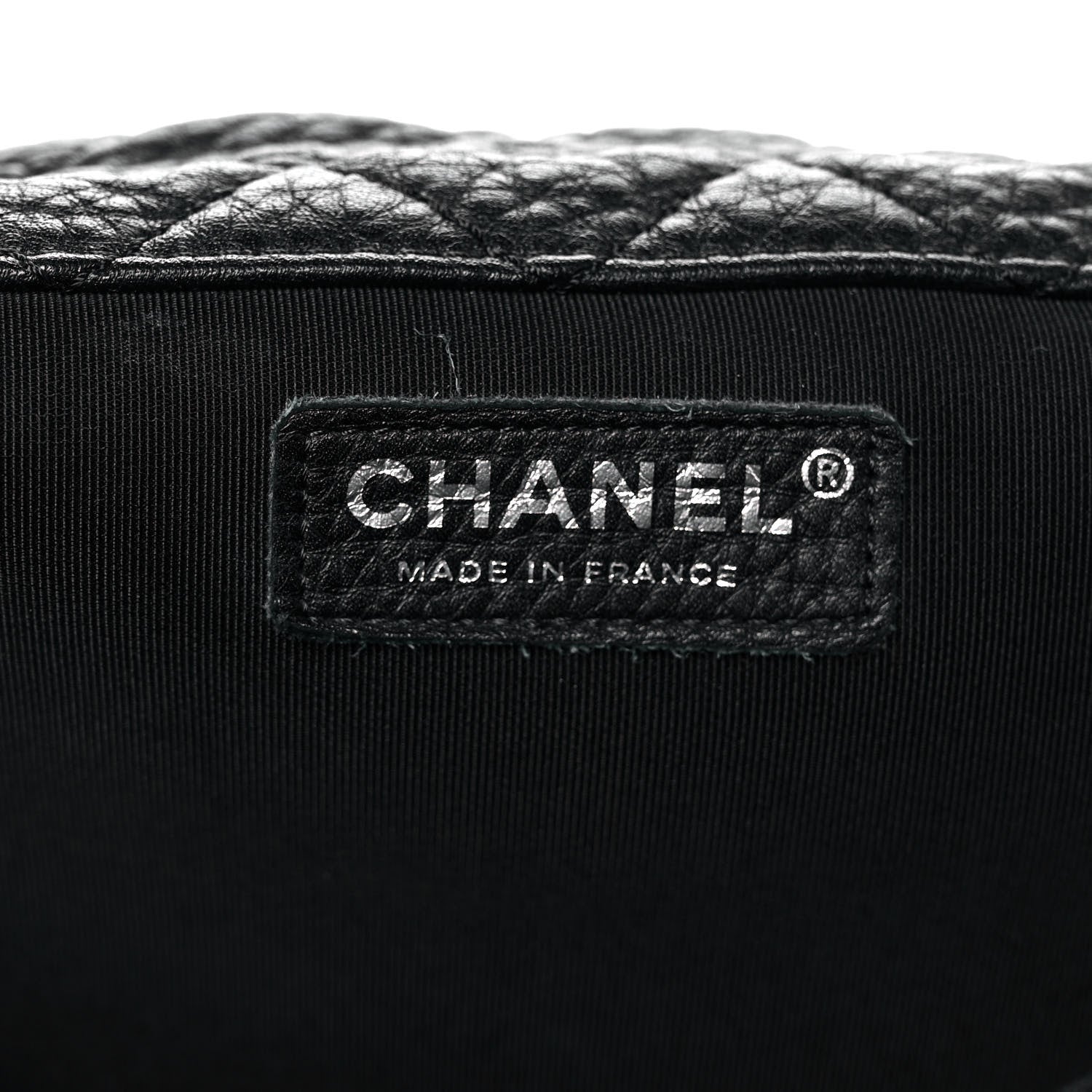 Chanel Calfskin Quilted XXL Travel Flap Bag Black 6 of 10