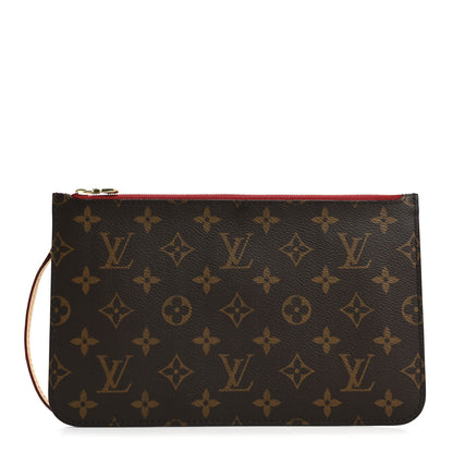 Louis Vuitton Monogram Neverfull MM GM Pochette Cherry 1 of 12
