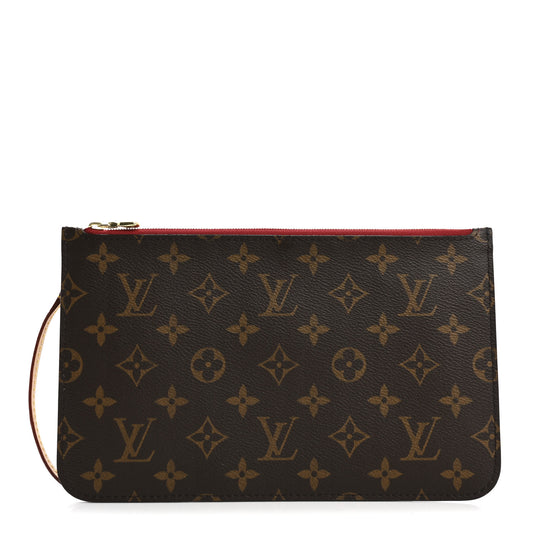 Monogram Neverfull MM GM Pochette Cherry