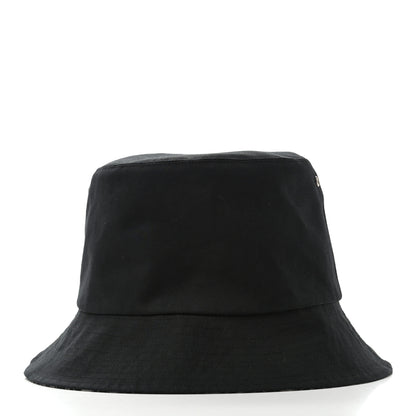 Christian Dior Polyester Cotton Oblique Teddy-D Brim Bucket Hat 57 Black 6 of 23