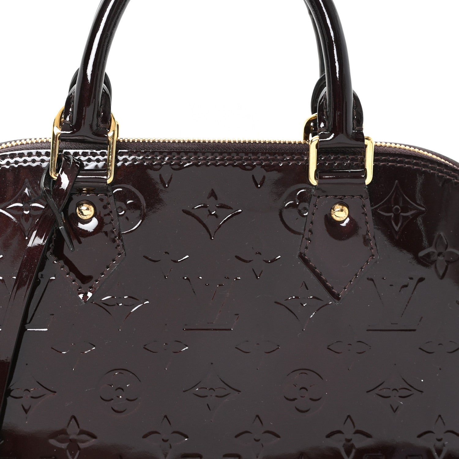 Louis Vuitton Vernis Alma PM Amarante 8 of 11