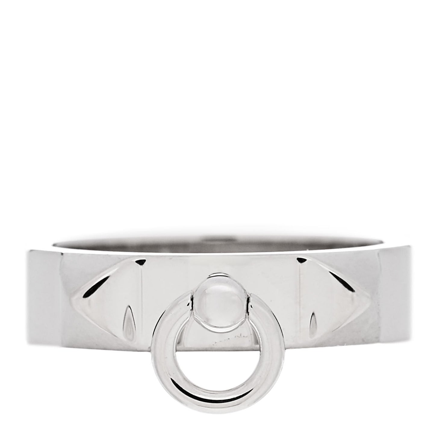 Sterling Silver PM Collier De Chien Ring 55 7.25