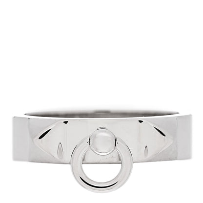Hermes Sterling Silver PM Collier De Chien Ring 55 7.25 1 of 5