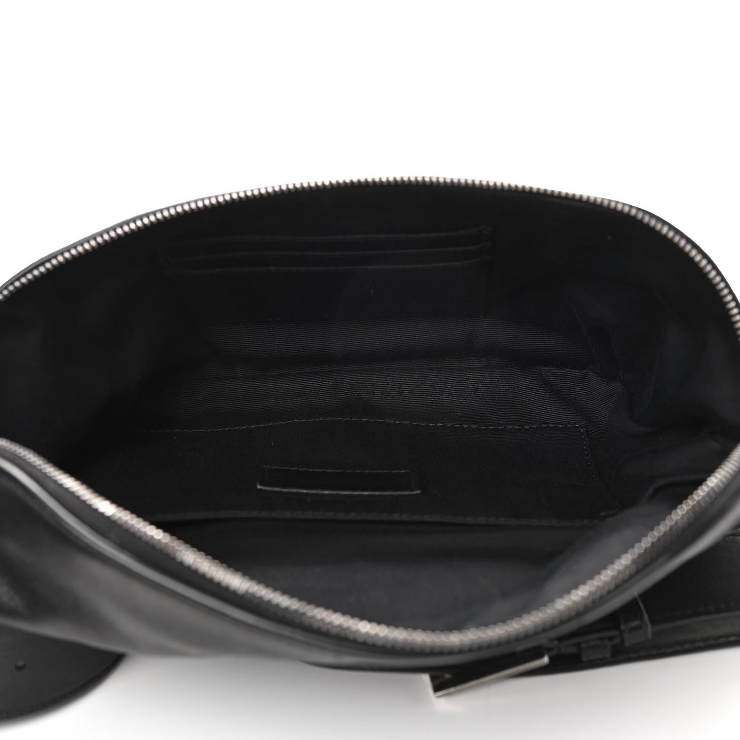 Saint Laurent Calfskin Monogram Belt Bag Black 5 of 10