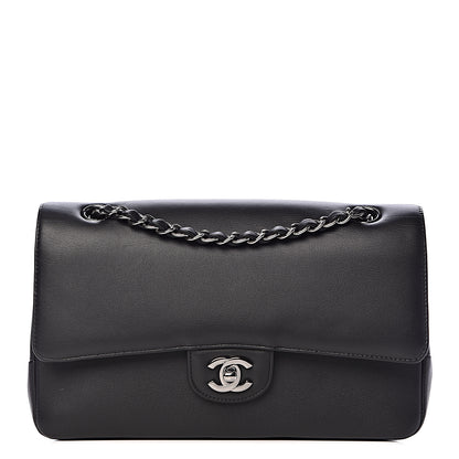 Chanel Calfskin Medium Classic Pure Double Flap Black 1 of 20
