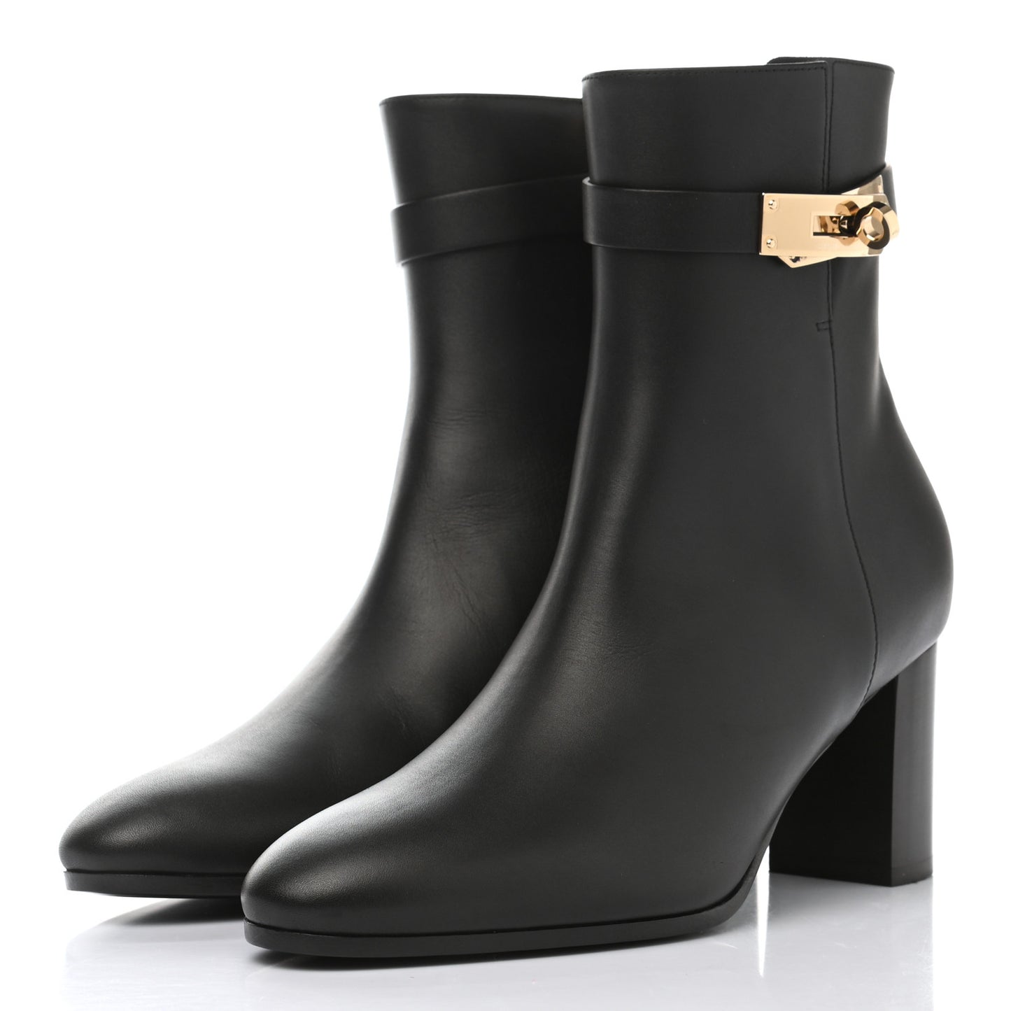 Calfskin Saint Germain Ankle Boots 37 Black
