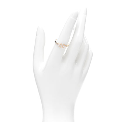 Tiffany 18K Rose Gold Diamond T Wire Ring 55 7.25 2 of 5