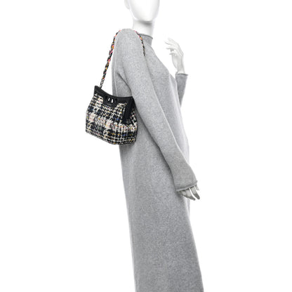 Alexander McQueen Tweed The Peak Small Chain Bag Multicolor 2 of 12