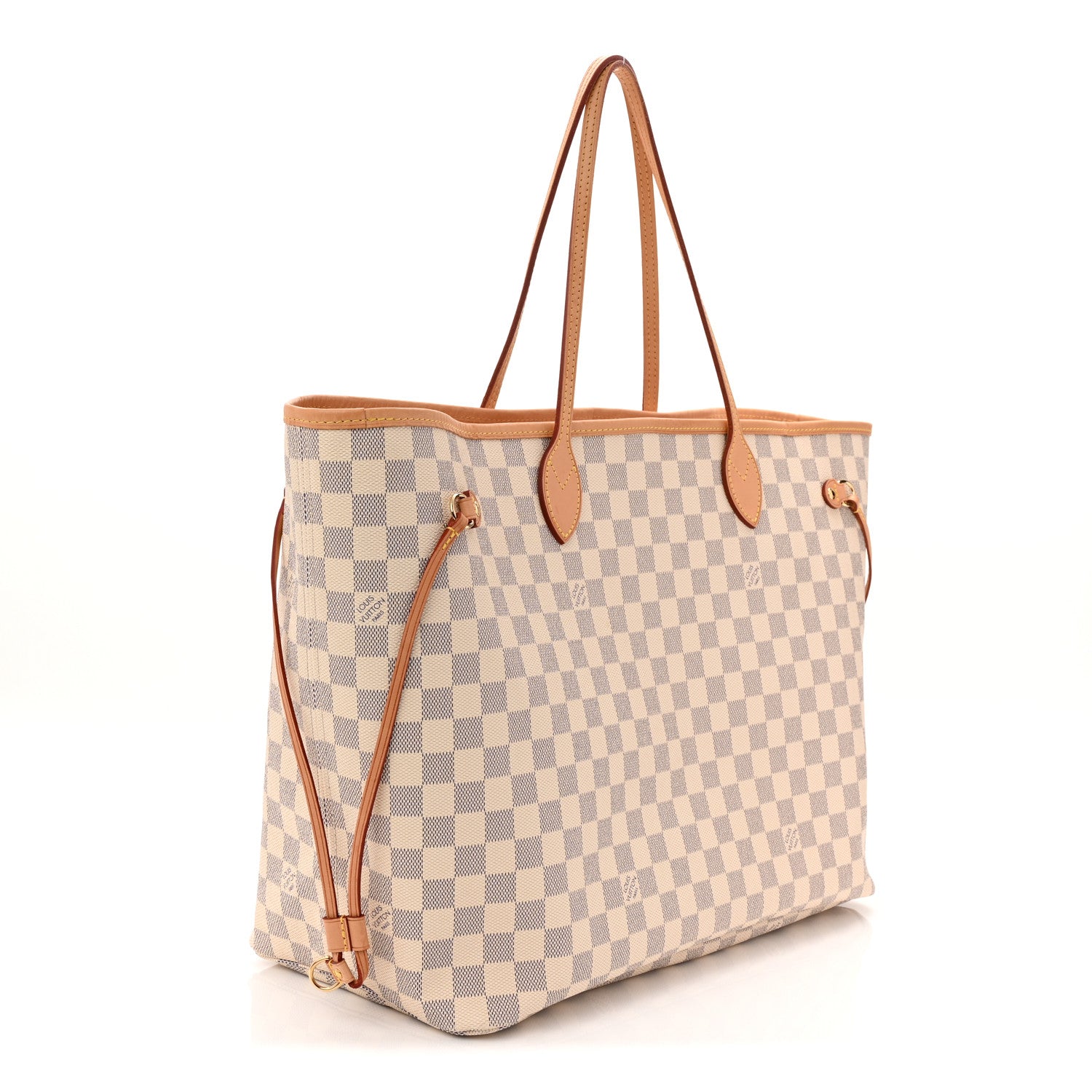 Louis Vuitton Damier Azur Neo Neverfull GM Rose Ballerine 4 of 11