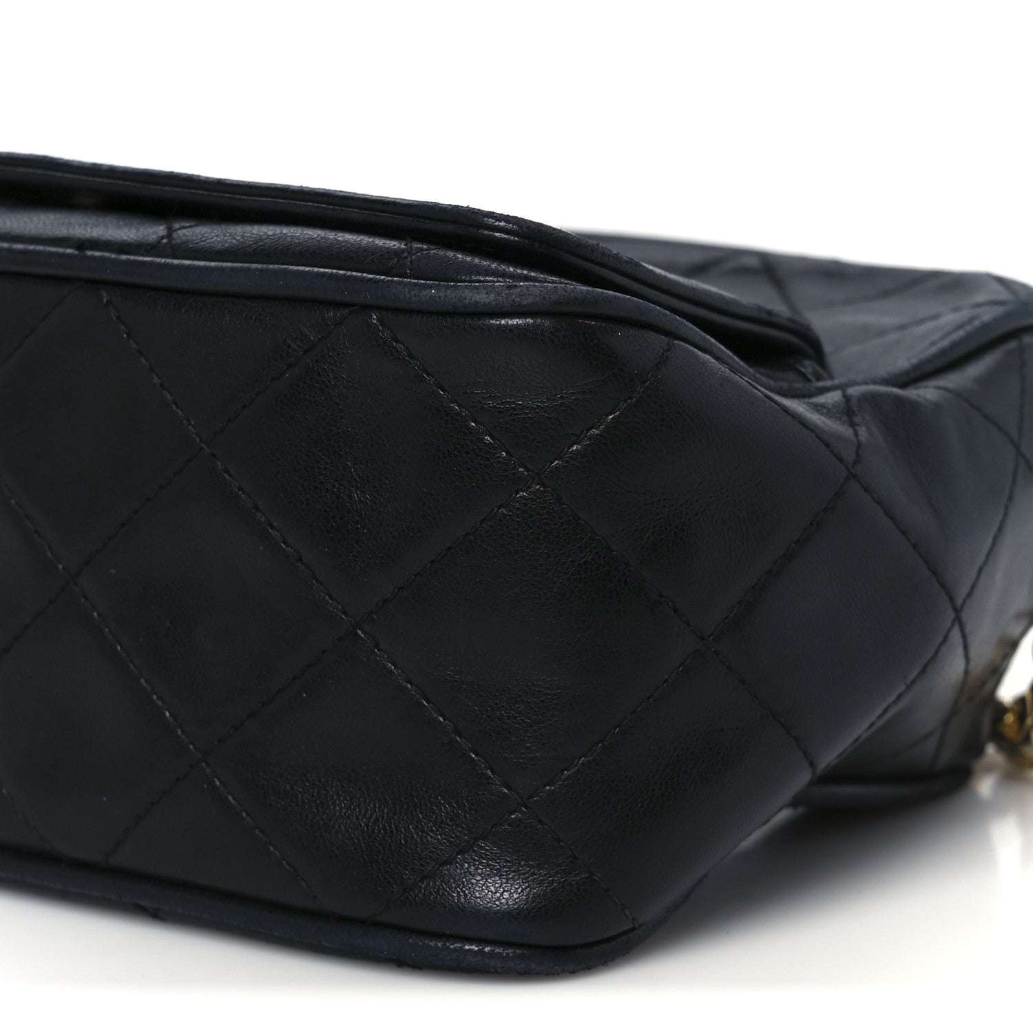 Chanel Lambskin Quilted Tassel Camera Case Black 10 of 10
