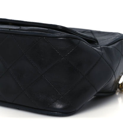 Chanel Lambskin Quilted Tassel Camera Case Black 10 of 10