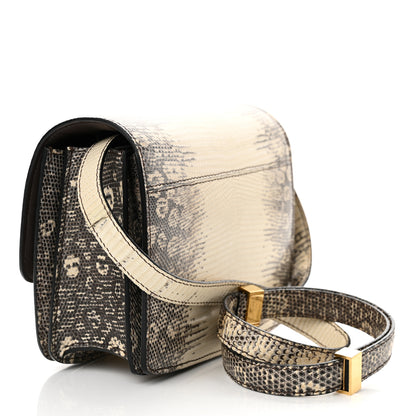 Celine Lizard Small Classic Box Flap Bag Natural 3 of 11