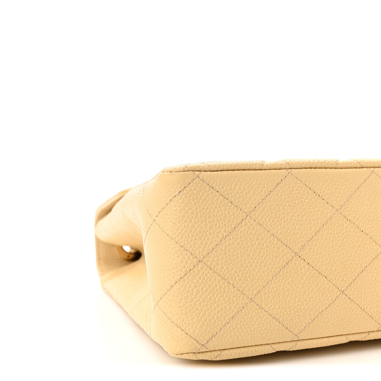 Chanel Caviar Quilted Jumbo Single Flap Beige 9 of 11