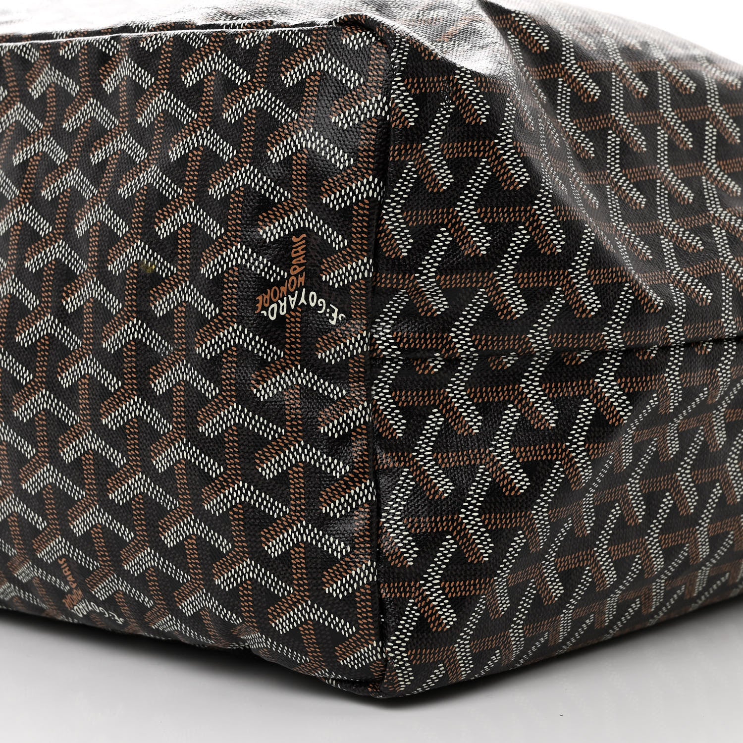 Goyard Goyardine Saint Louis GM Black Gold 12 of 12