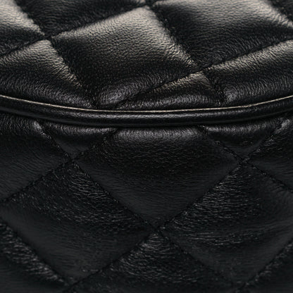 Versace Nappa Quilted Medusa Round Camera Bag Black 11 of 12