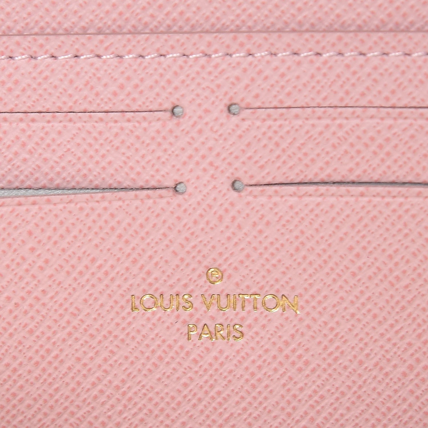 Louis Vuitton Damier Azur Clemence Wallet Rose Ballerine 6 of 8