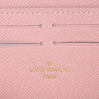 Louis Vuitton Damier Azur Clemence Wallet Rose Ballerine 6 of 8