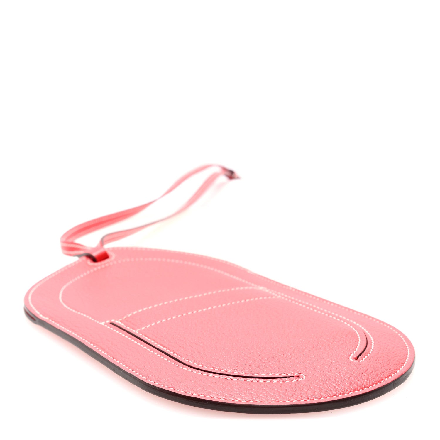 Hermes Chevre Mysore In-The-Loop Phone To Go PM Case Rouge De Coeur White 5 of 9