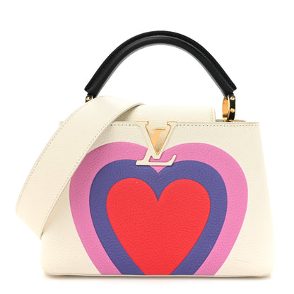Louis Vuitton Taurillon Game On Capucines BB White 1 of 15