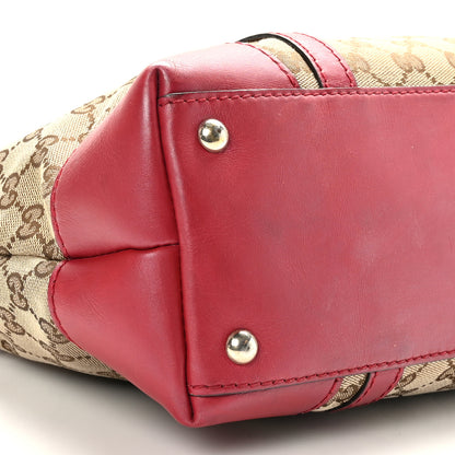 Gucci Monogram Small Lovely Heart Tote Red 10 of 11