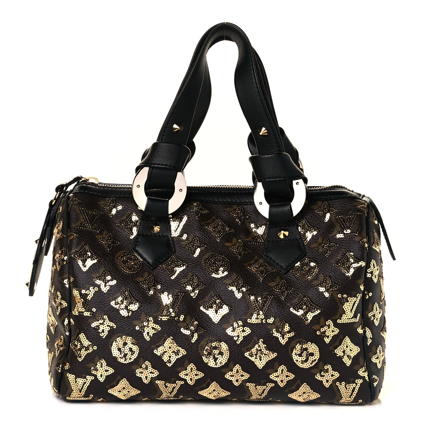 Louis Vuitton Monogram Sequins Eclipse Speedy 28 Gold 1 of 8