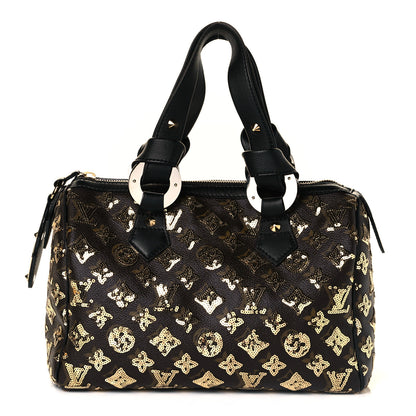 Louis Vuitton Monogram Sequins Eclipse Speedy 28 Gold 1 of 8