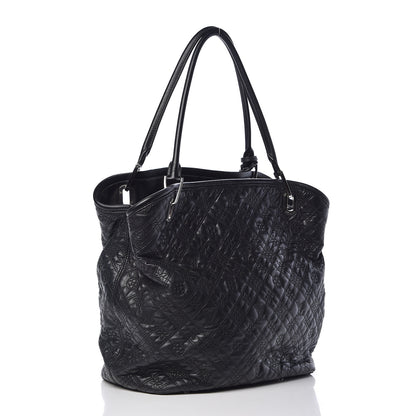 Louis Vuitton Monogram Lambskin Antheia Lilia GM Black 3 of 13