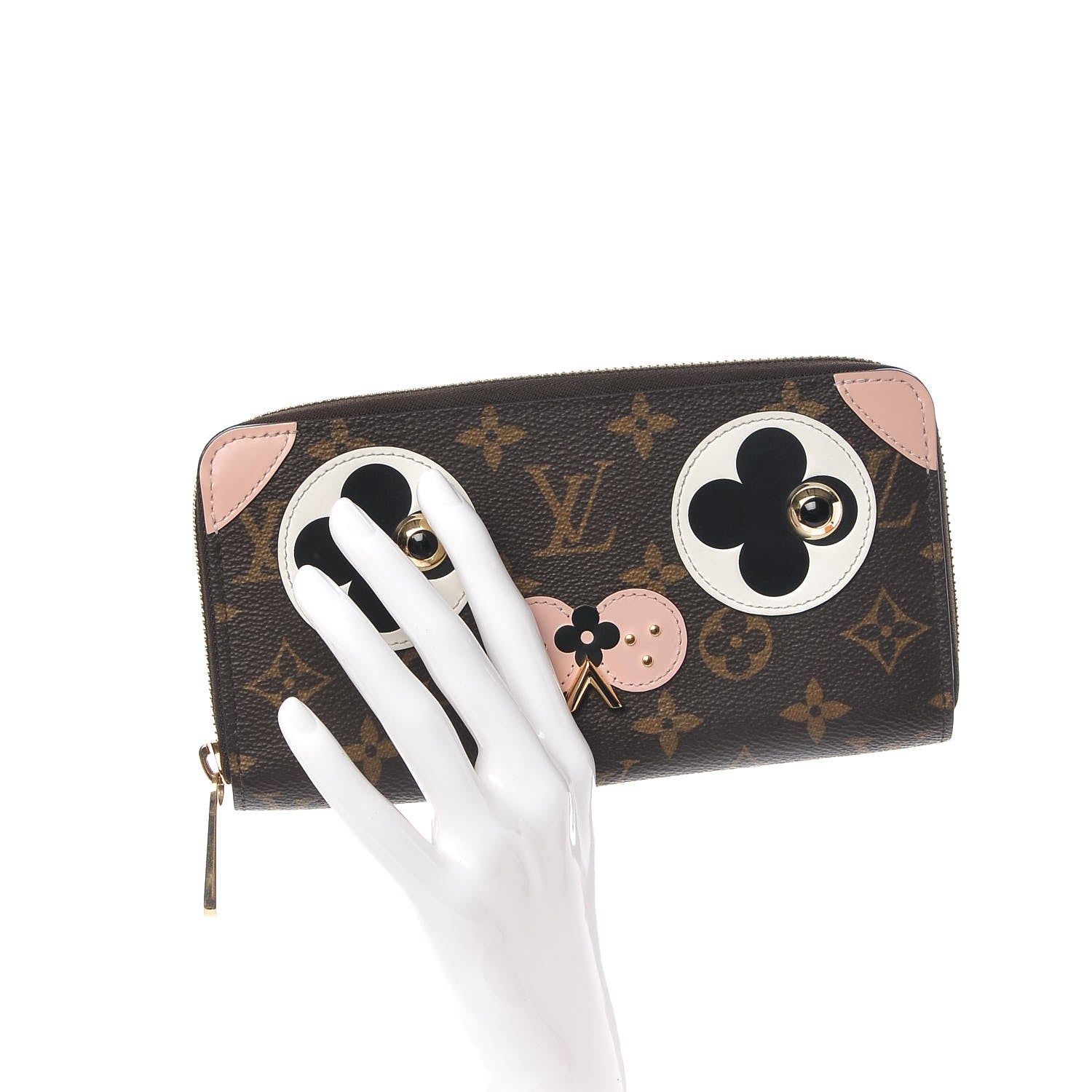 Louis Vuitton Monogram Valentine Dog Zippy Wallet 2 of 8