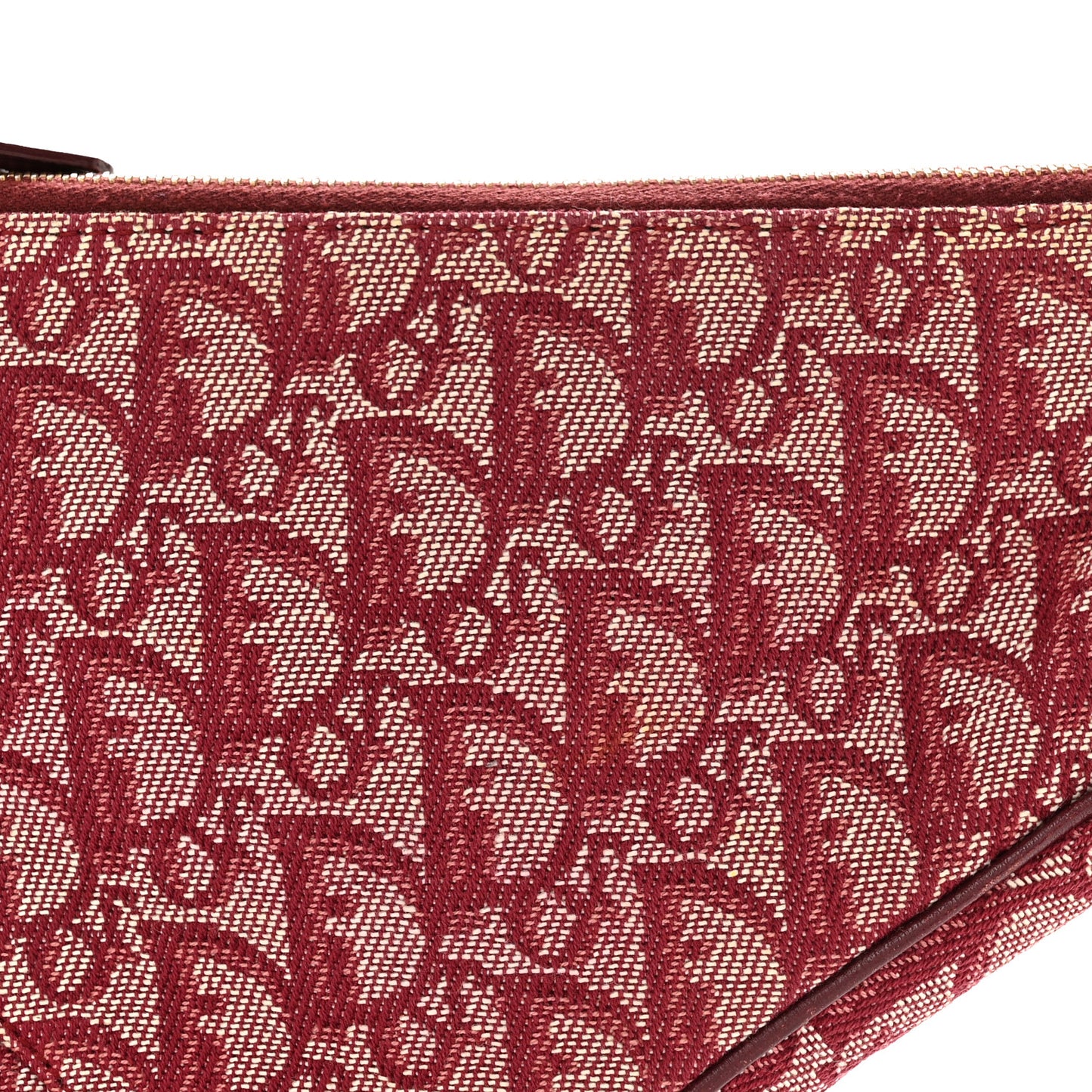 Monogram Mini Saddle Pochette Burgundy