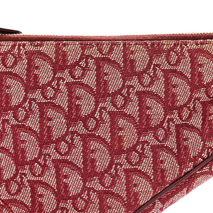 Christian Dior Monogram Mini Saddle Pochette Burgundy 8 of 14