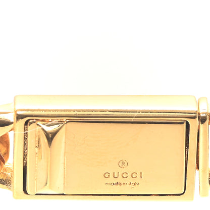 Gucci Metal Script Chain Choker Necklace Gold 4 of 4