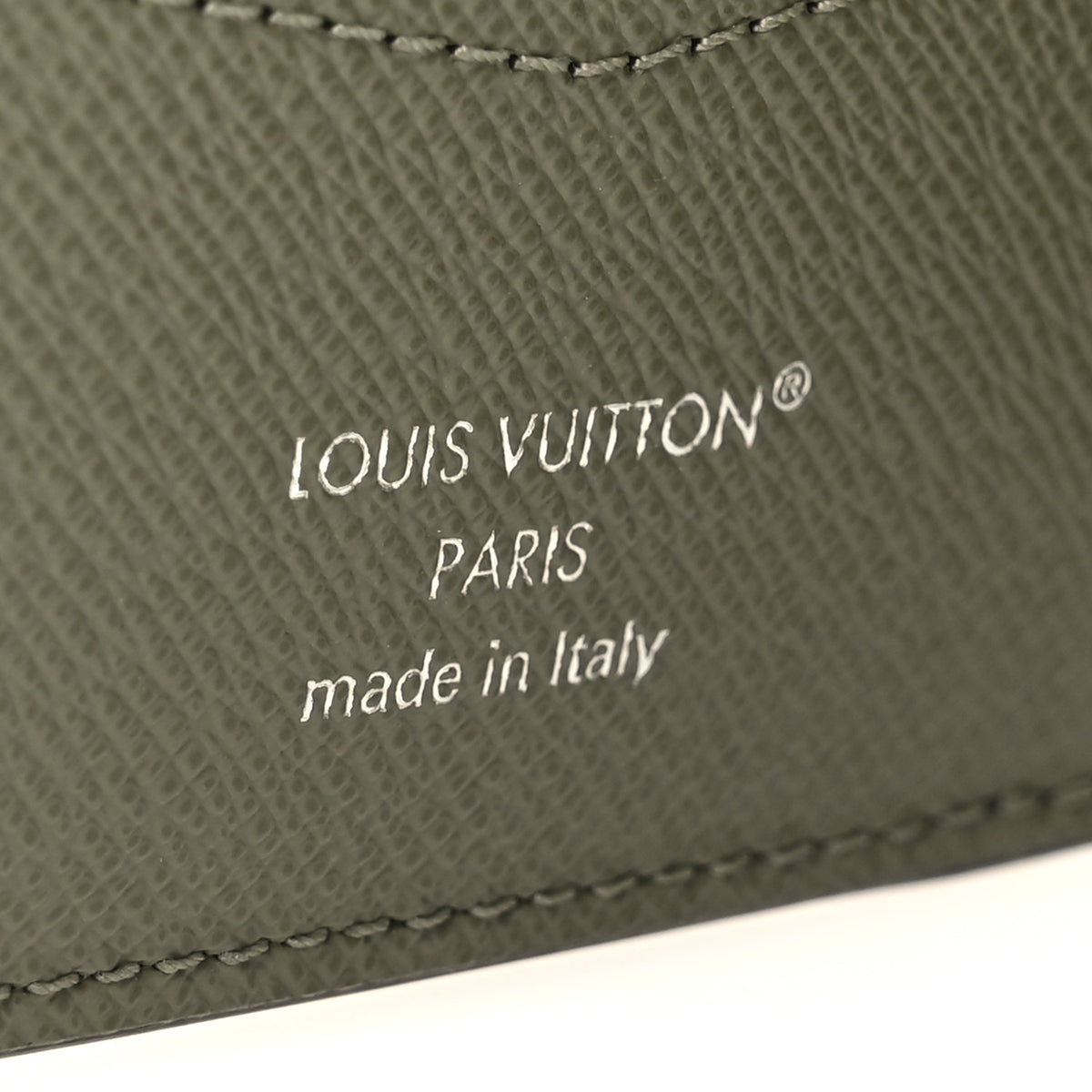 Monogram Eclipse Slender Wallet Khaki Green