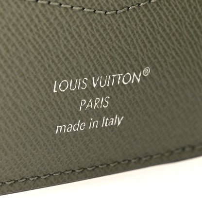 Louis Vuitton Monogram Eclipse Slender Wallet Khaki Green 7 of 10