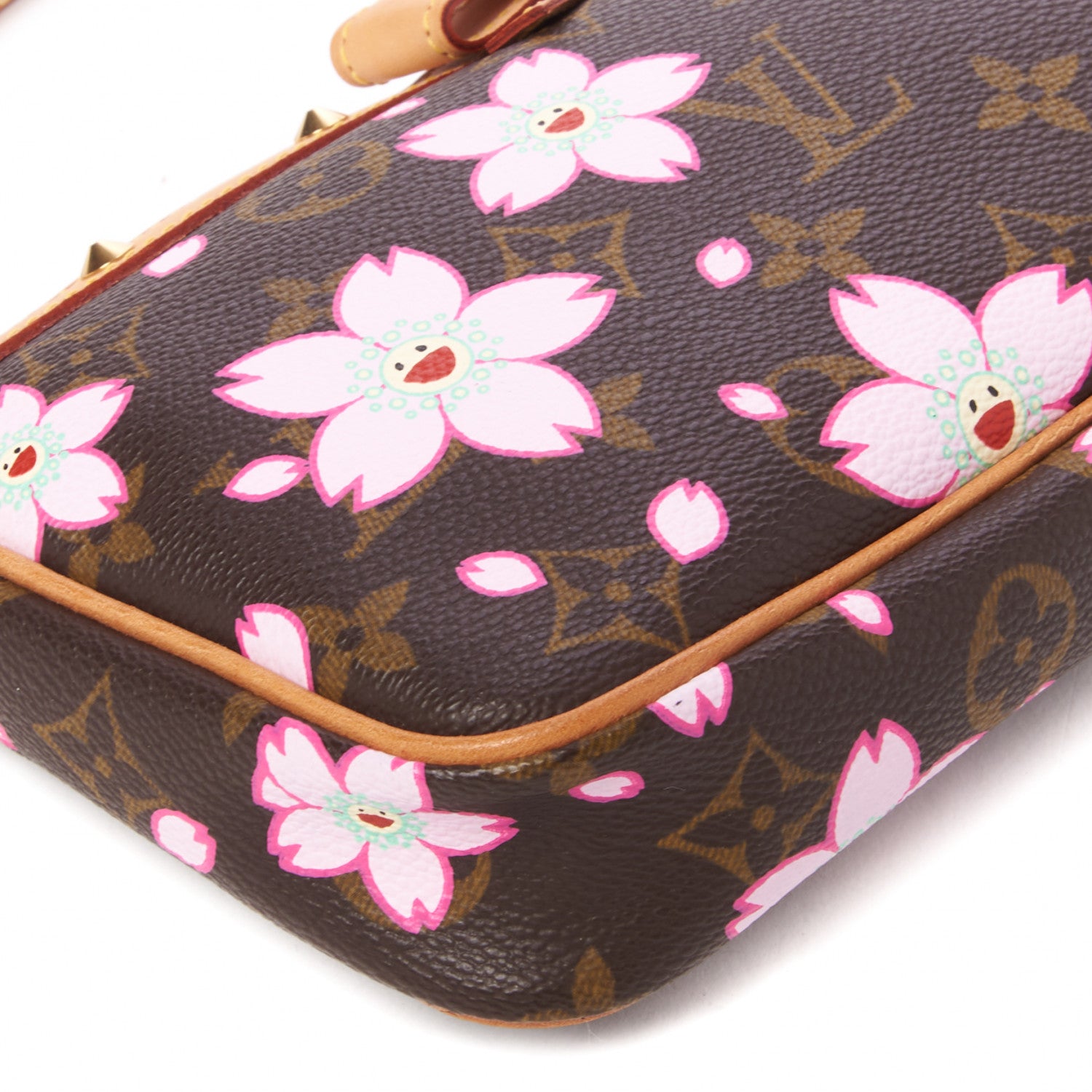 Louis Vuitton Monogram Cherry Blossom Pochette Accessories Brown 6 of 8