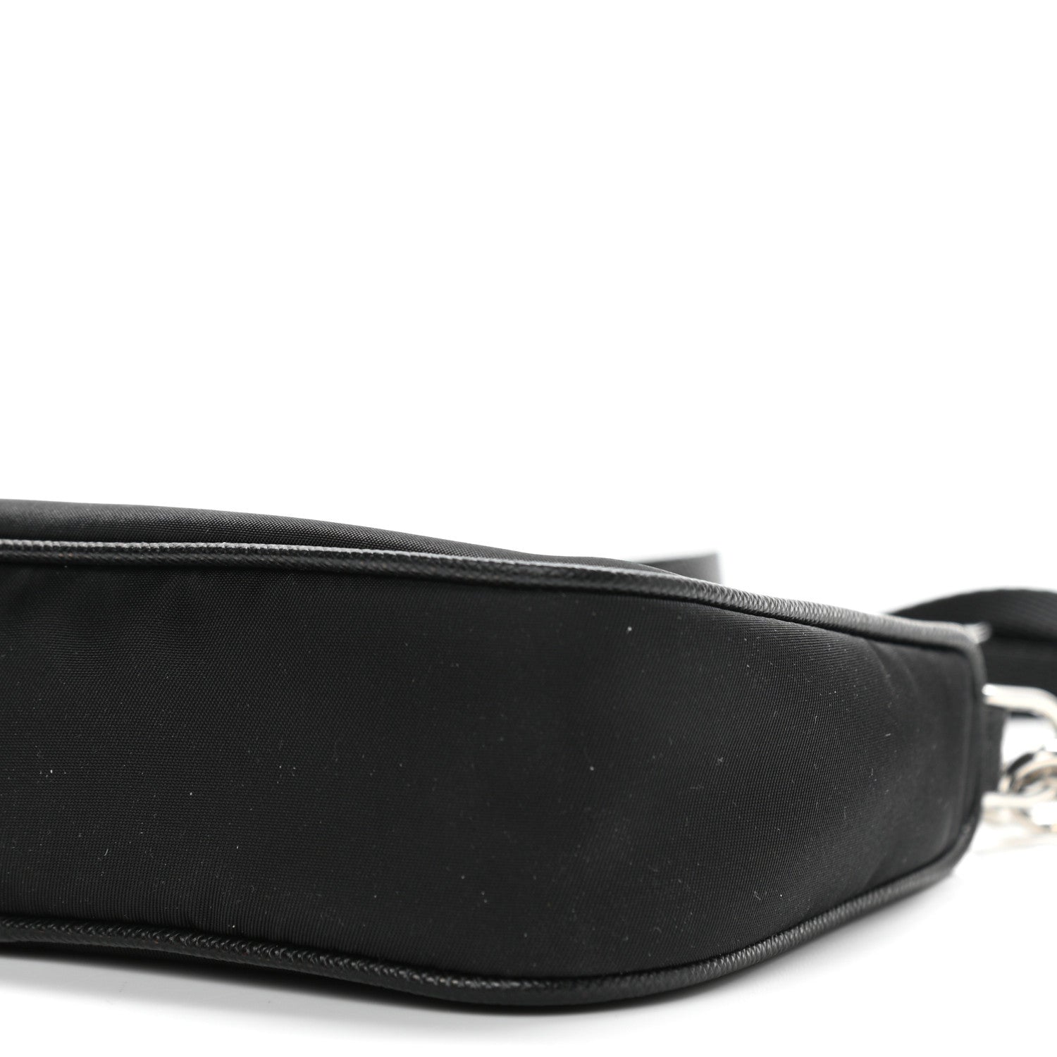 Prada Tessuto Nylon Mini Re-Edition 2000 Shoulder Bag Black 9 of 9