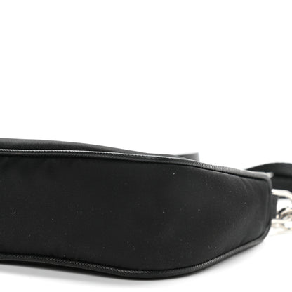 Prada Tessuto Nylon Mini Re-Edition 2000 Shoulder Bag Black 9 of 9