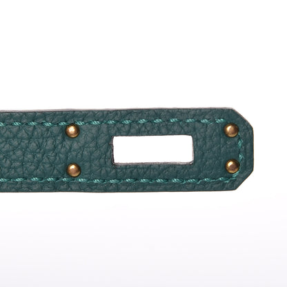Hermes Togo Birkin 25 Malachite 34 of 38